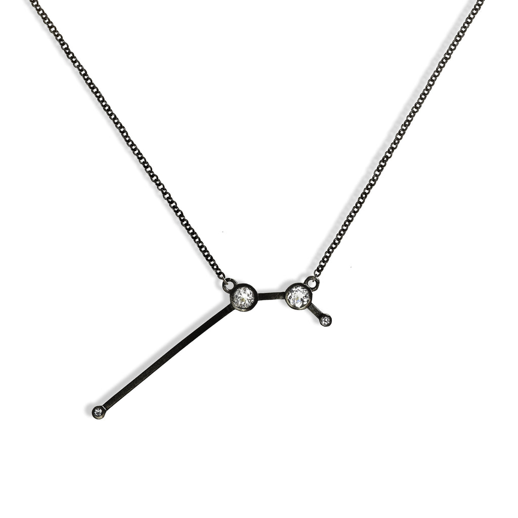 Aries - Gunmetal Necklace