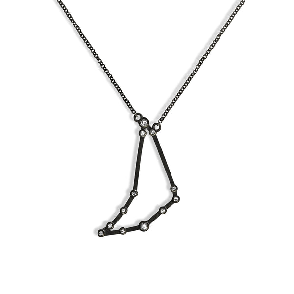 Capricorn - Gunmetal Necklace