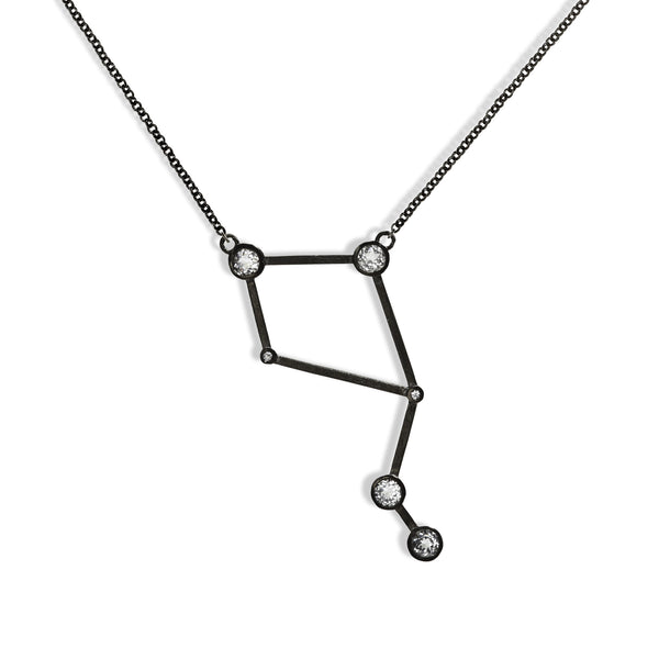 Libra - Gunmetal Necklace