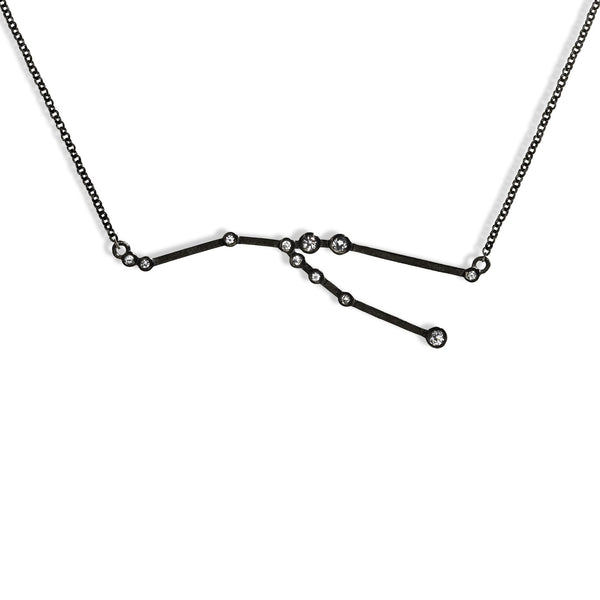 Taurus - Gunmetal Necklace