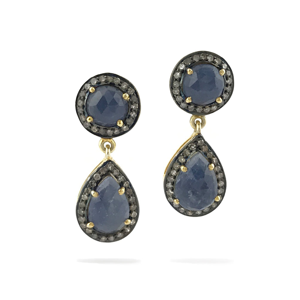 Helen - Sapphire Earrings