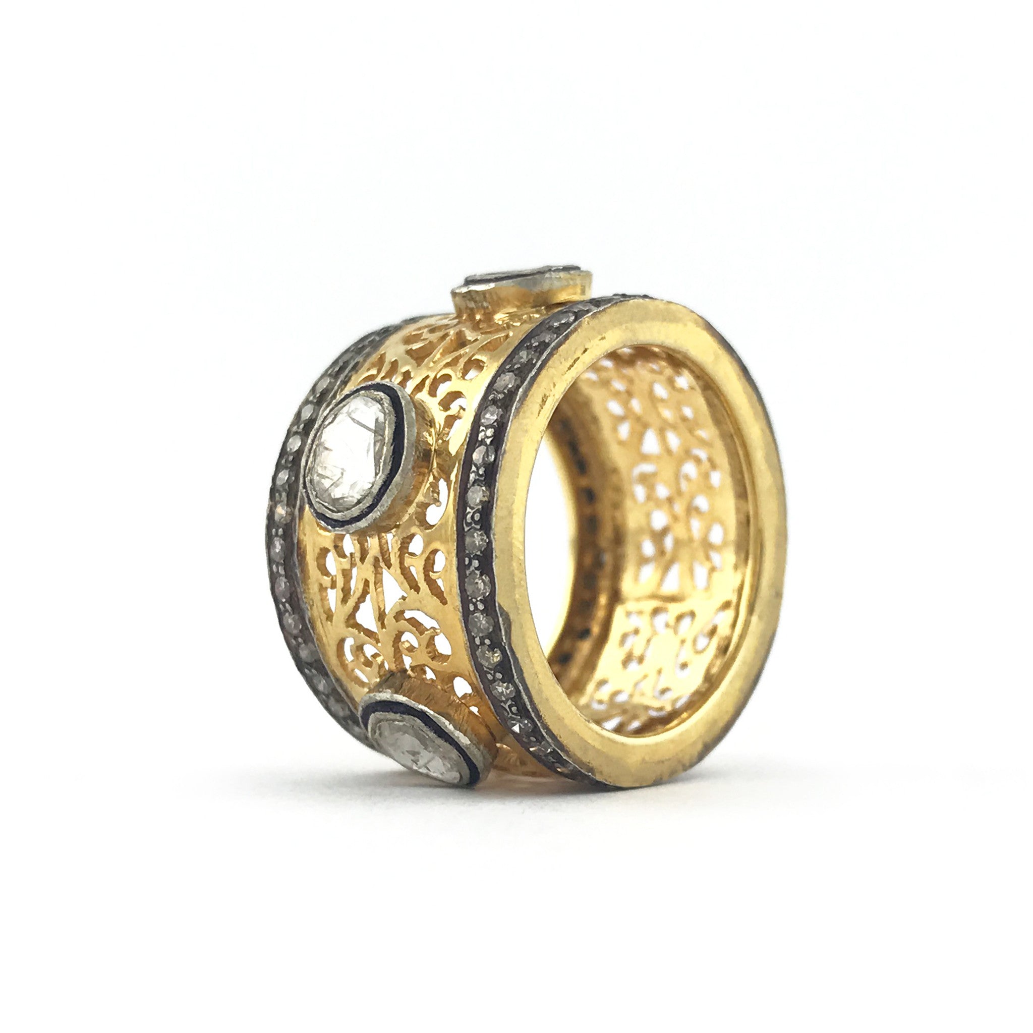 14K Diamond Casablanca Ring - Lulu Designs Jewelry