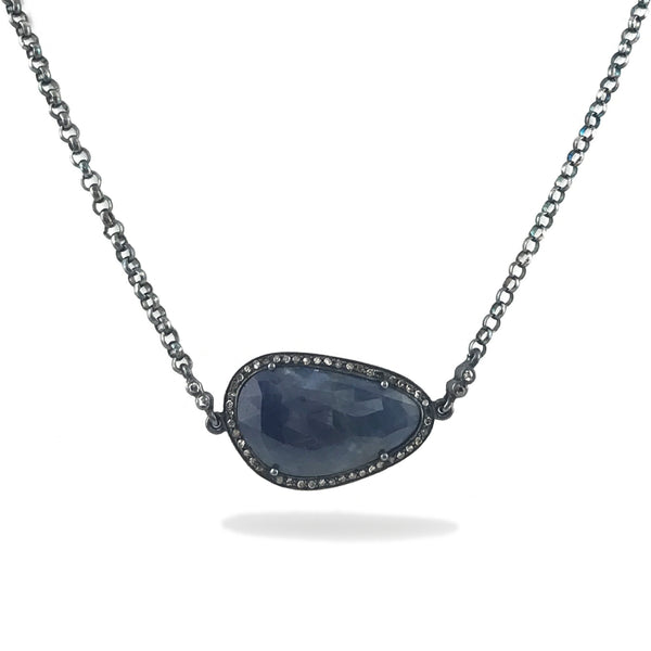 Miriam - Blue Sapphire Necklace