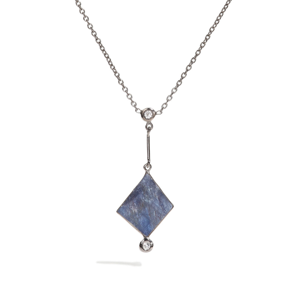 Nocturn - Sapphire Gunmetal Only Necklace